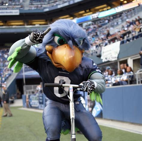 Seattle seahawks mascots rumble